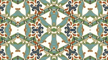 Kaleidoscope seamless loop sequence mandala patterns abstract multicolored mo Stock Footage 85854112