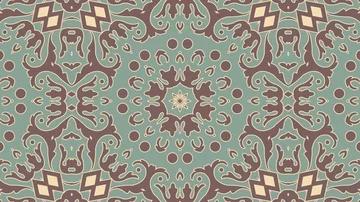 Kaleidoscope seamless loop sequence mandala patterns abstract multicolored mo Stock Footage 85856570