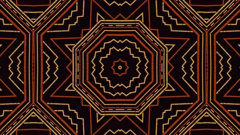 Kaleidoscope seamless loop sequence mandala patterns abstract multicolored mo Stock Footage 85860168