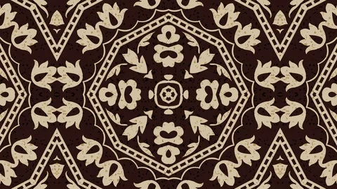 Kaleidoscope seamless loop sequence mandala patterns abstract multicolored mo Stock Footage 85864303