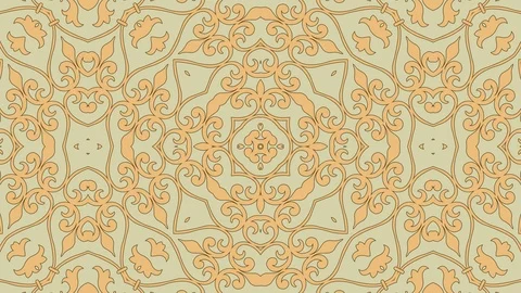 Kaleidoscope seamless loop sequence mandala patterns abstract multicolored mo Stock Footage 85866214