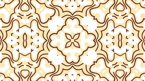 Kaleidoscope seamless loop sequence mandala patterns abstract motion graphics Stock Footage 85927338