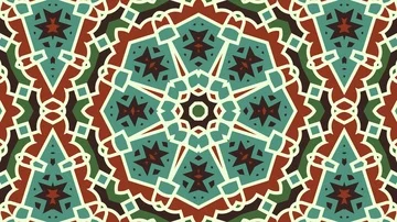 Kaleidoscope seamless loop sequence mandala patterns abstract motion graphics Stock Footage 85928012