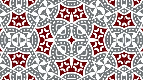Kaleidoscope seamless loop sequence mandala patterns abstract motion graphics Stock Footage 85932053
