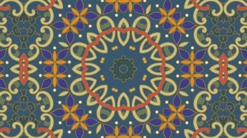 Kaleidoscope seamless loop sequence mandala patterns abstract multicolored mo Stock Footage 85981668