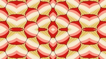Kaleidoscope seamless loop sequence mandala patterns abstract multicolored mo Stock Footage 85983061