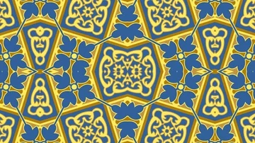 Kaleidoscope seamless loop sequence mandala patterns abstract multicolored mo Stock Footage 85985783