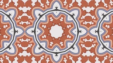 Kaleidoscope seamless loop sequence mandala patterns abstract multicolored mo Stock Footage 85991331
