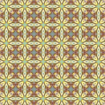Kaleidoscope seamless pattern for printing on fabric, paper for scrapbook, wa Stock Illustration