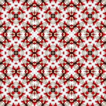 Kaleidoscope seamless patterns abstract background. Magic mandala Stock Illustration