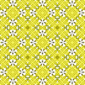 Kaleidoscope seamless patterns abstract background. Magic mandala Stock Illustration