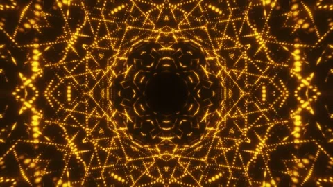 Kaleidoscope seamless sequence patterns Stock Footage 262479215