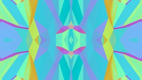 Kaleidoscope sequence patterns. 4k Abstract multicolored motion graphics  Stock Footage 125100803