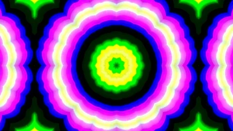 Kaleidoscope sequence patterns. 4k Abstract multicolored motion graphics  Stock Footage 125103205