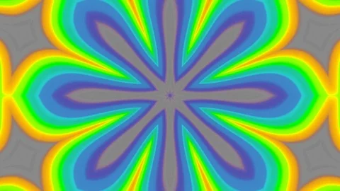 Kaleidoscope sequence patterns. 4k Abstract multicolored motion graphics  Stock Footage 125103381