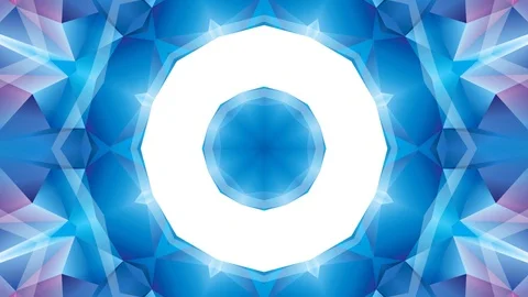 Kaleidoscope sequence patterns. 4k Abstract multicolored motion graphics  Stock Footage 125105755