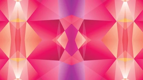 Kaleidoscope sequence patterns. 4k Abstract multicolored motion graphics  Stock Footage 125107117
