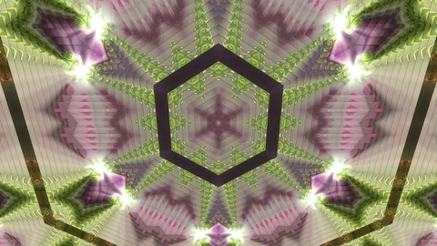 Kaleidoscope sequence patterns. HD Abstract multicolored motion graphics back Stock Footage 124384873