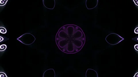 Kaleidoscope sequence patterns. HD Abstract multicolored motion graphics back Stockbeeldmateriaal 124384892
