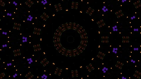 Kaleidoscope sequence patterns. HD Abstract multicolored motion graphics back Stock Footage 124384894