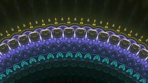 Kaleidoscope sequence patterns. HD Abstract multicolored motion graphics back Video stock 124572245