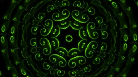 Kaleidoscope sequence patterns. HD Abstract multicolored motion graphics back Stock Footage 124572260