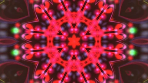 Kaleidoscope sequence patterns. HD Abstract multicolored motion graphics back Stock Footage 124572272