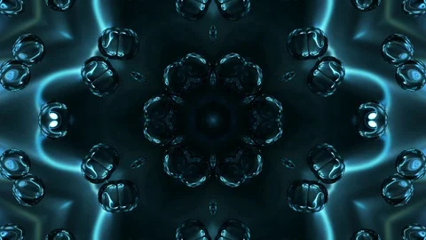 Kaleidoscope sequence patterns. HD Abstract multicolored motion graphics back Stock Footage 124572302
