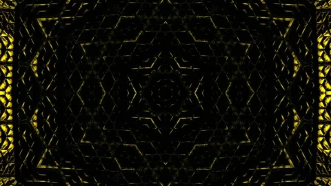 Kaleidoscope sequence patterns. HD Abstract multicolored motion graphics back Stock Footage 124572320