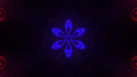 Kaleidoscope sequence patterns. HD Abstract multicolored motion graphics back Stock Footage 124694456