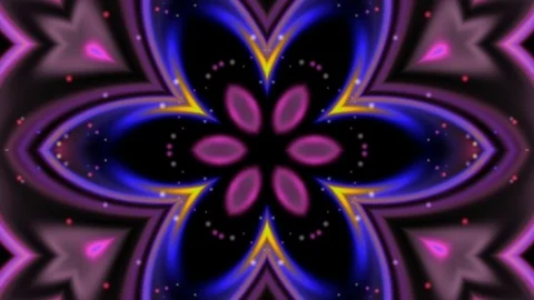 Kaleidoscope sequence patterns. HD Abstract multicolored motion graphics back Stock Footage 124694459