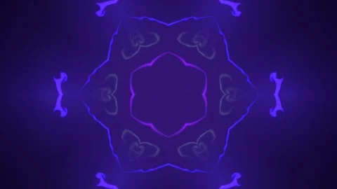 Kaleidoscope sequence patterns. HD Abstract multicolored motion graphics back Stock Footage 124694503