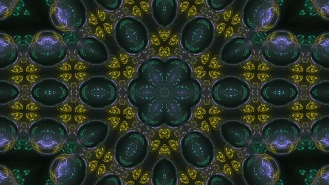 Kaleidoscope sequence patterns. HD Abstract multicolored motion graphics back Stock Footage 124694551