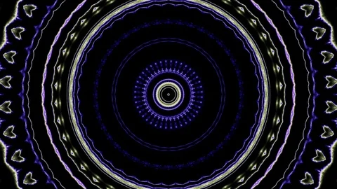 Kaleidoscope sequence patterns. HD Abstract multicolored motion graphics back Stock Footage 124875825