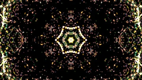 Kaleidoscope sequence patterns. HD Abstract multicolored motion graphics back Stock Footage 124876103