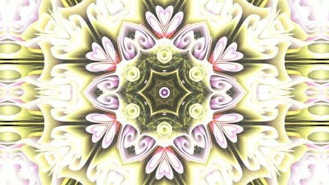 Kaleidoscope sequence patterns. HD Abstract multicolored motion graphics back Stock Footage 124993111