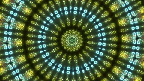 Kaleidoscope sequence patterns. HD Abstract multicolored motion graphics back Stock Footage 124993171