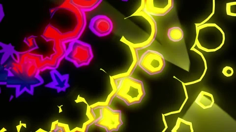 Kaleidoscope sequence templates. 4k abstract motion graphics. Stock Footage 137293819