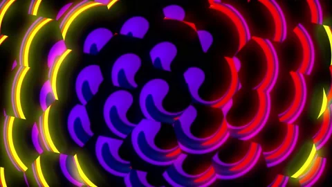 Kaleidoscope sequence templates. 4k abstract motion graphics. Stock Footage 137293972