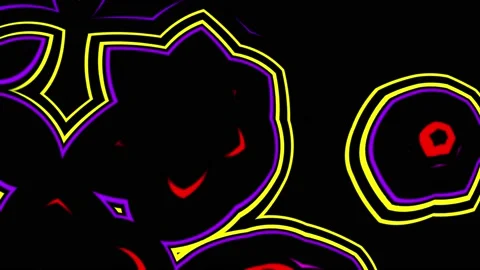 Kaleidoscope sequence templates. 4k abstract motion graphics. Stock Footage 137294362