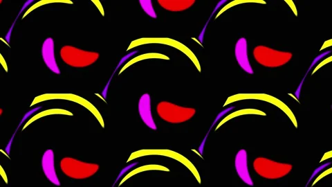 Kaleidoscope sequence templates. 4k abstract motion graphics. Stock Footage 137294416