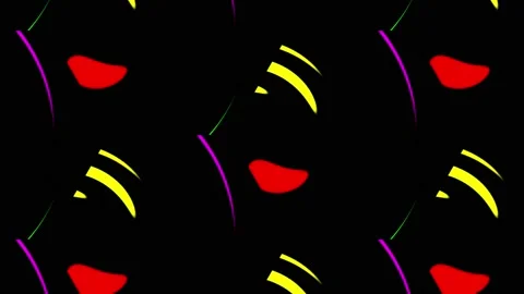 Kaleidoscope sequence templates. 4k abstract motion graphics. Stock Footage 137294445