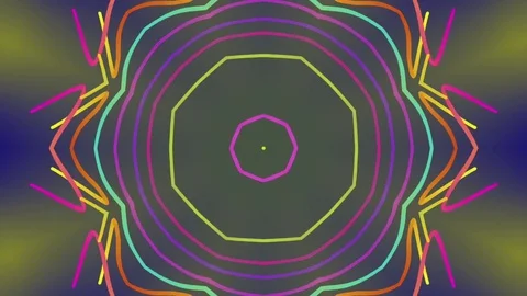 Kaleidoscope Soft Background. Loop Stock Footage 73727774