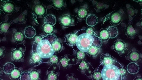 Kaleidoscope stage visual loop for concert, night club, music video, events Stock Footage 79380509
