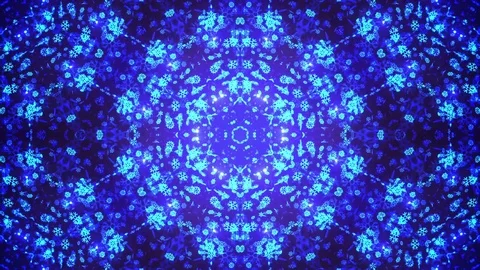 Kaleidoscope stage visual loop for concert, night club, music video, events Stock Footage 79383935