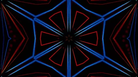 Kaleidoscope Stage Visual Loop For Events Stock-Footage 175514947