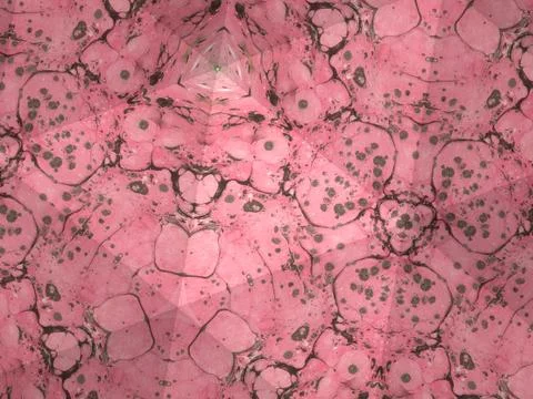 Kaleidoscope texture of ebru pattern. Mosaic colorful marble background Stock Illustration