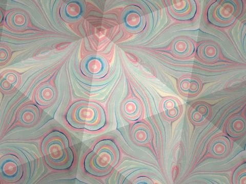 Kaleidoscope texture of ebru pattern. Mosaic colorful marble background 스톡 일러스트