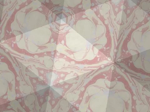 Kaleidoscope texture of ebru pattern. Mosaic colorful marble background 스톡 일러스트