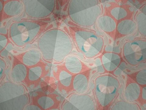 Kaleidoscope texture of ebru pattern. Mosaic colorful marble background Illustrazione stock